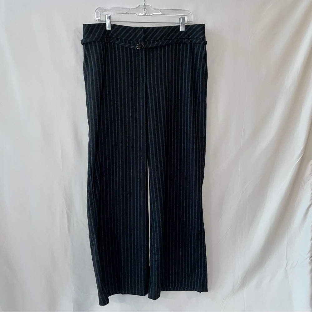 Ann Taylor LOFT Wide Leg Dress Pants, striped